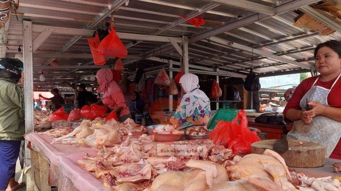 Harga Bapokting di Sukabumi Stabil, Daging Ayam Rp37.000/kg