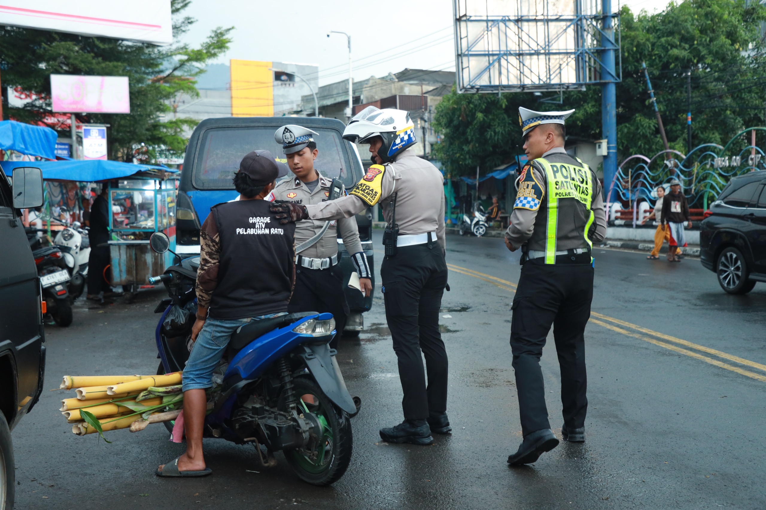 Dua Hari Berjalan, Polres Sukabumi Razia Puluhan Kendaraan dalam Operasi Zebra Lodaya