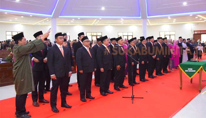 Resmi Dilantik, Berikut Daftar Nama 35 Anggota DPRD Kota Sukabumi Periode 2024-2029
