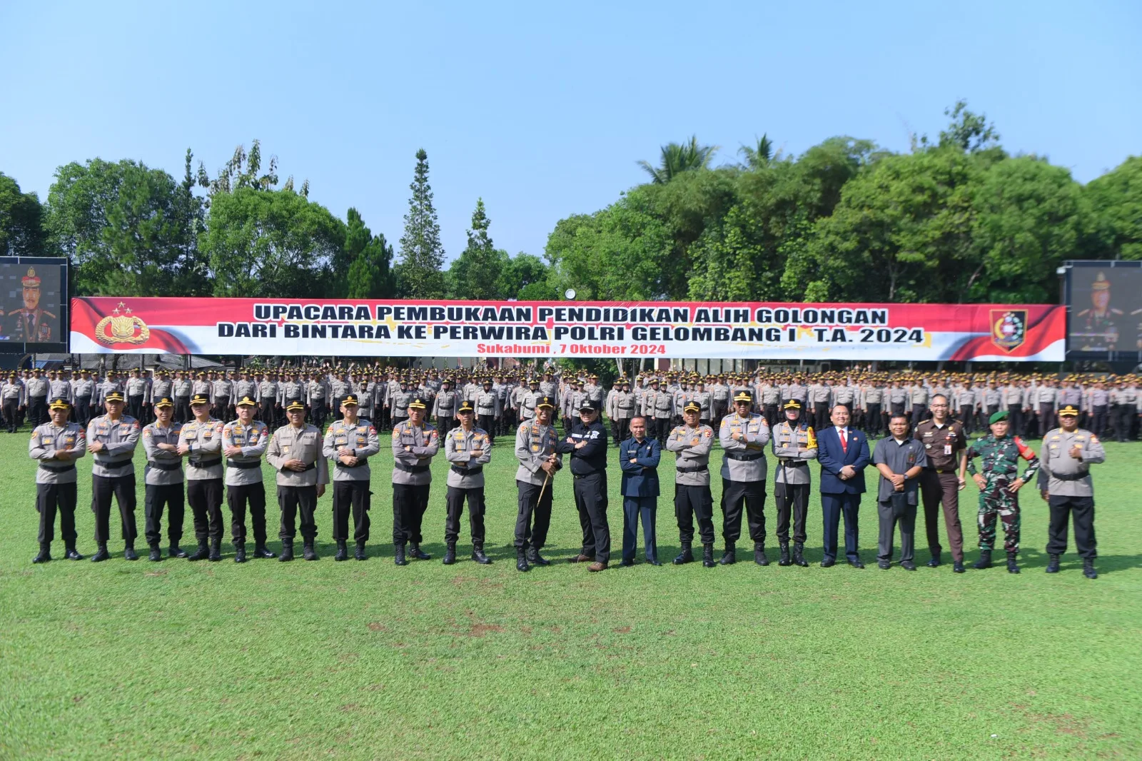 Pembukaan PAG Polri Gelombang I, Ini Pesan Pj Walikota