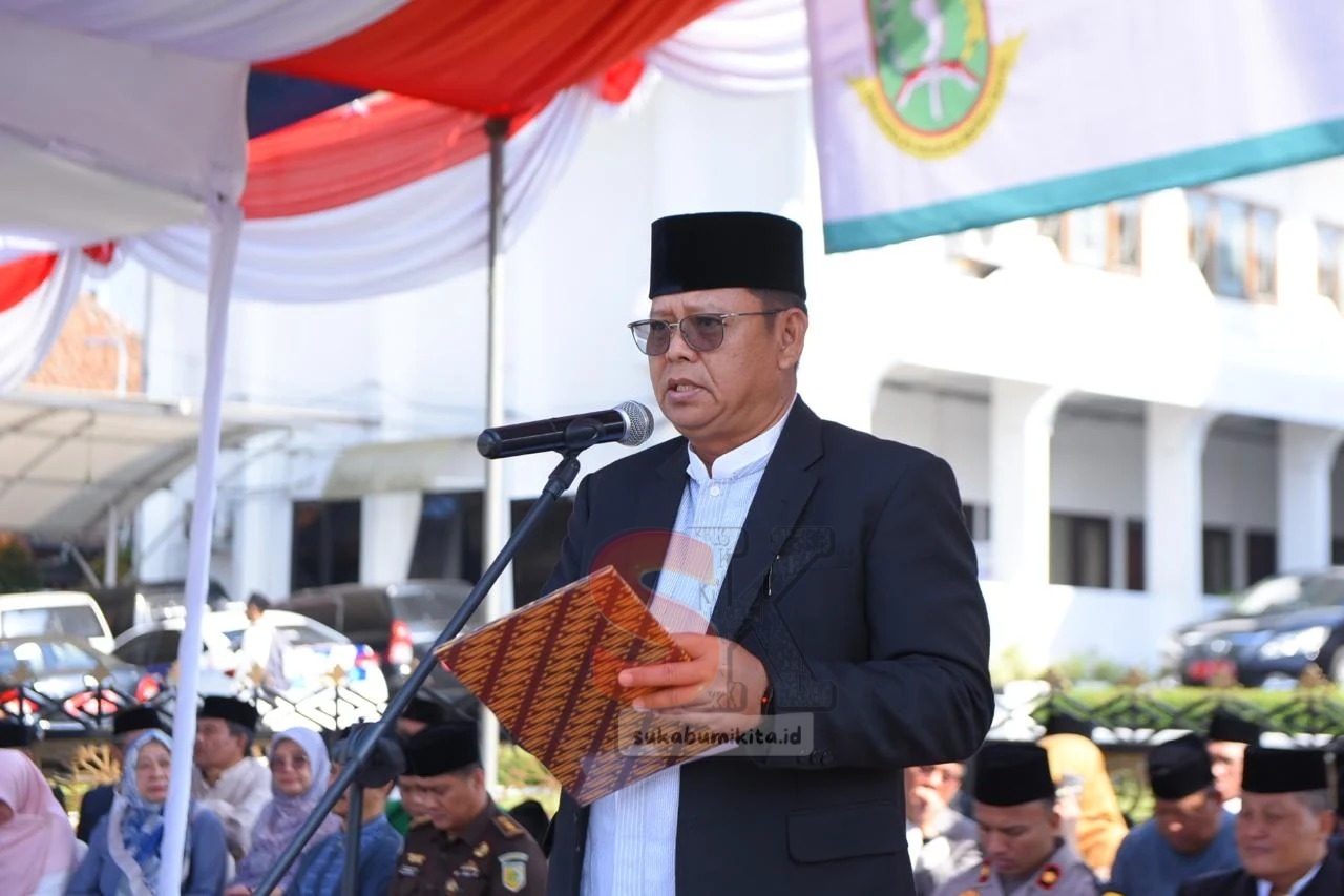 Pj Walikota Sukabumi Pimpin Upacara Hari Santri Nasional