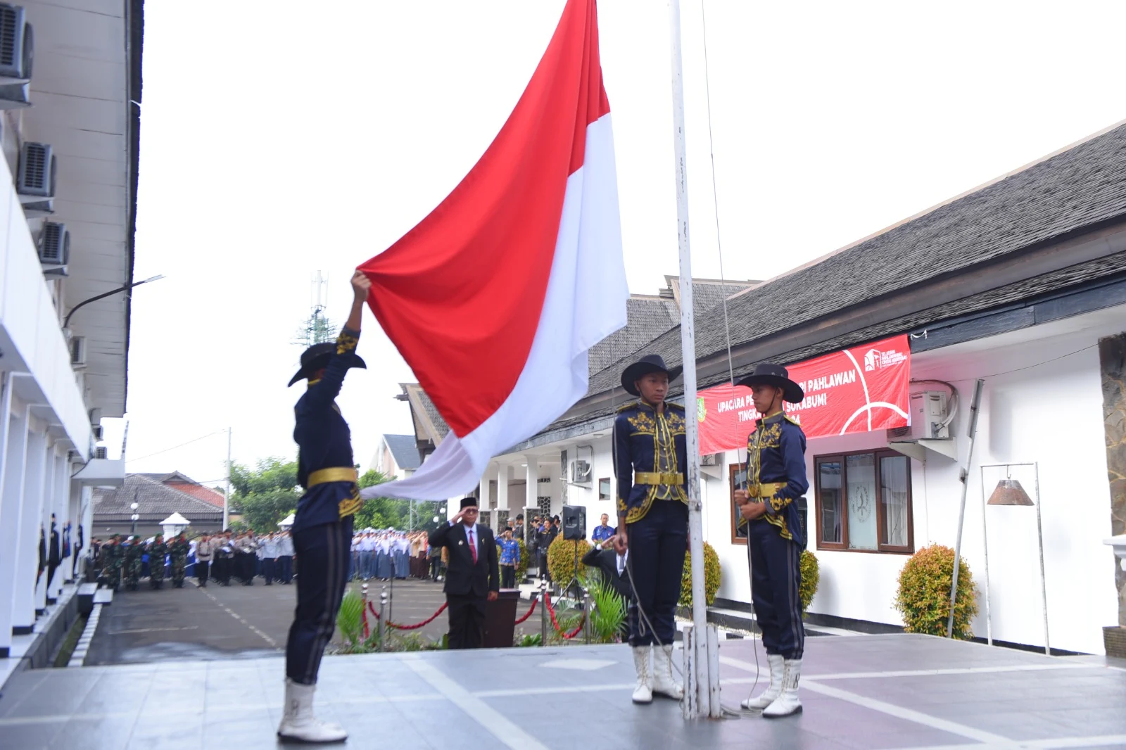Upacara Peringatan Hari Pahlawan di Kota Sukabumi
