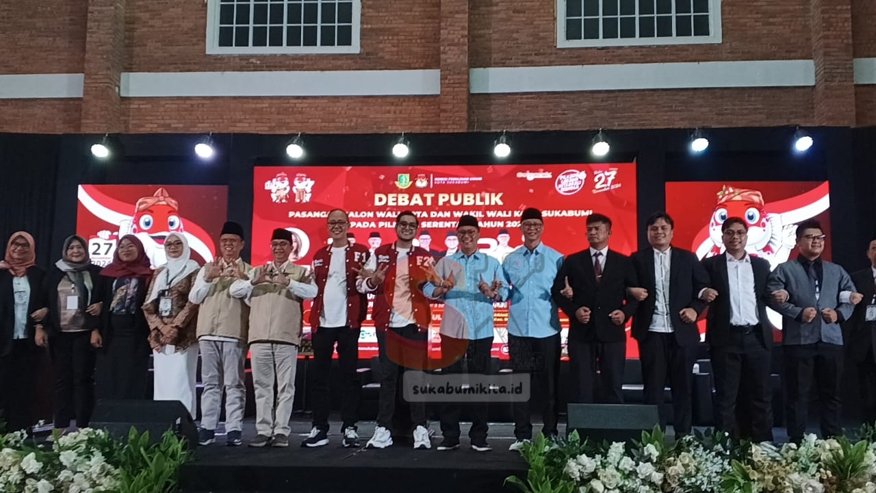 Debat Perdana Pilkada, Paslon Adu Visi-Misi untuk Kota Sukabumi