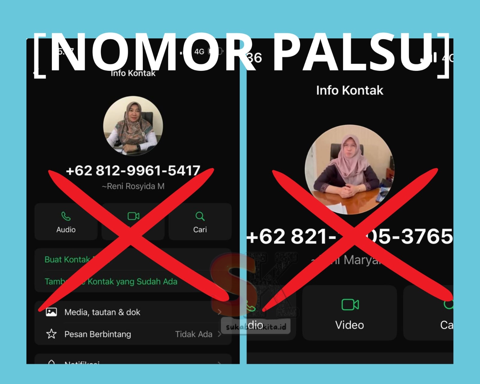 Penipuan Mengatasnamakan Pejabat Dinas Kesehatan Kota Sukabumi, Waspadai Nomor WhatsApp Palsu!