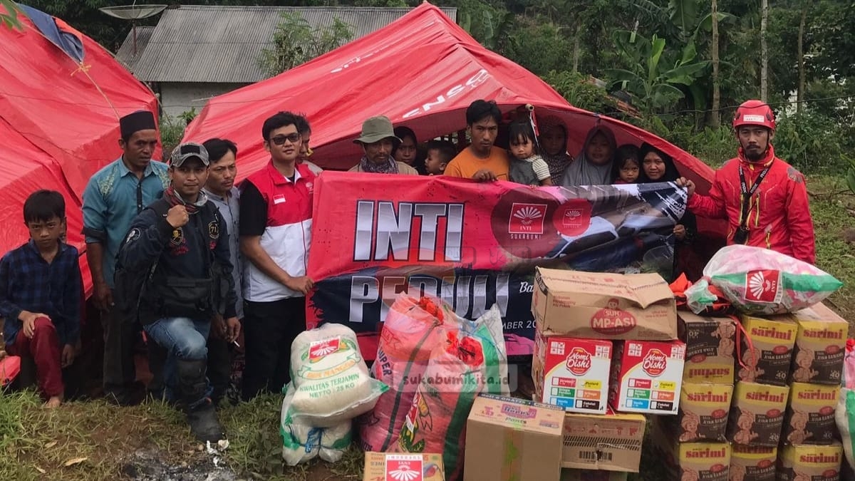 INTI Sukabumi Salurkan Bantuan ke Korban Bencana di Wilayah Terpencil