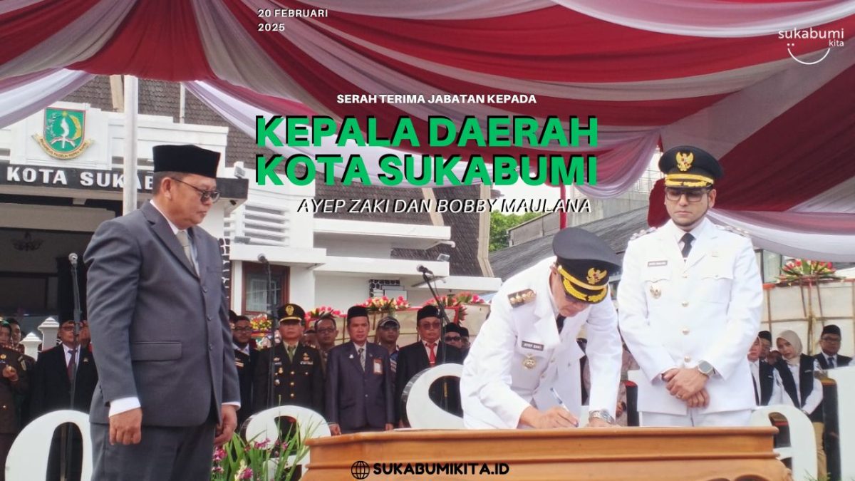 Kota Sukabumi Sambut Pemimpin Baru: Ayep Zaki & Bobby Maulana Resmi Menjabat