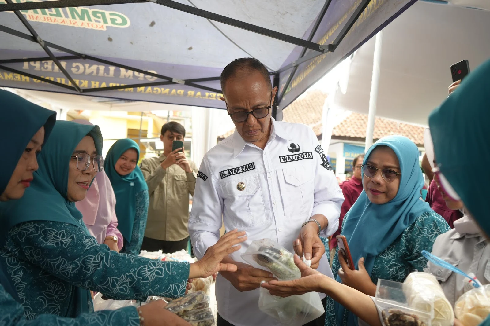 Gerakan Pangan Murah di Kota Sukabumi, Warga Serbu Sembako Bersubsidi