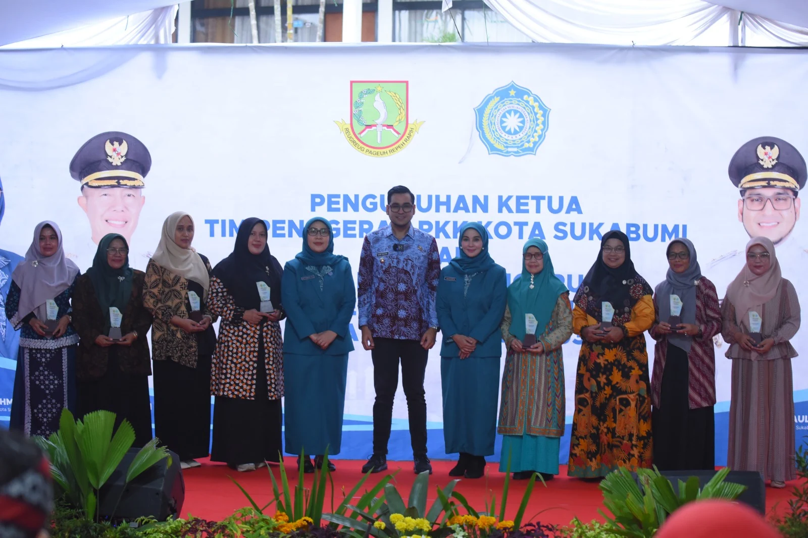 Resmi Dilantik, Pengurus TP PKK Sukabumi Siap Wujudkan Kota yang Lebih Sejahtera
