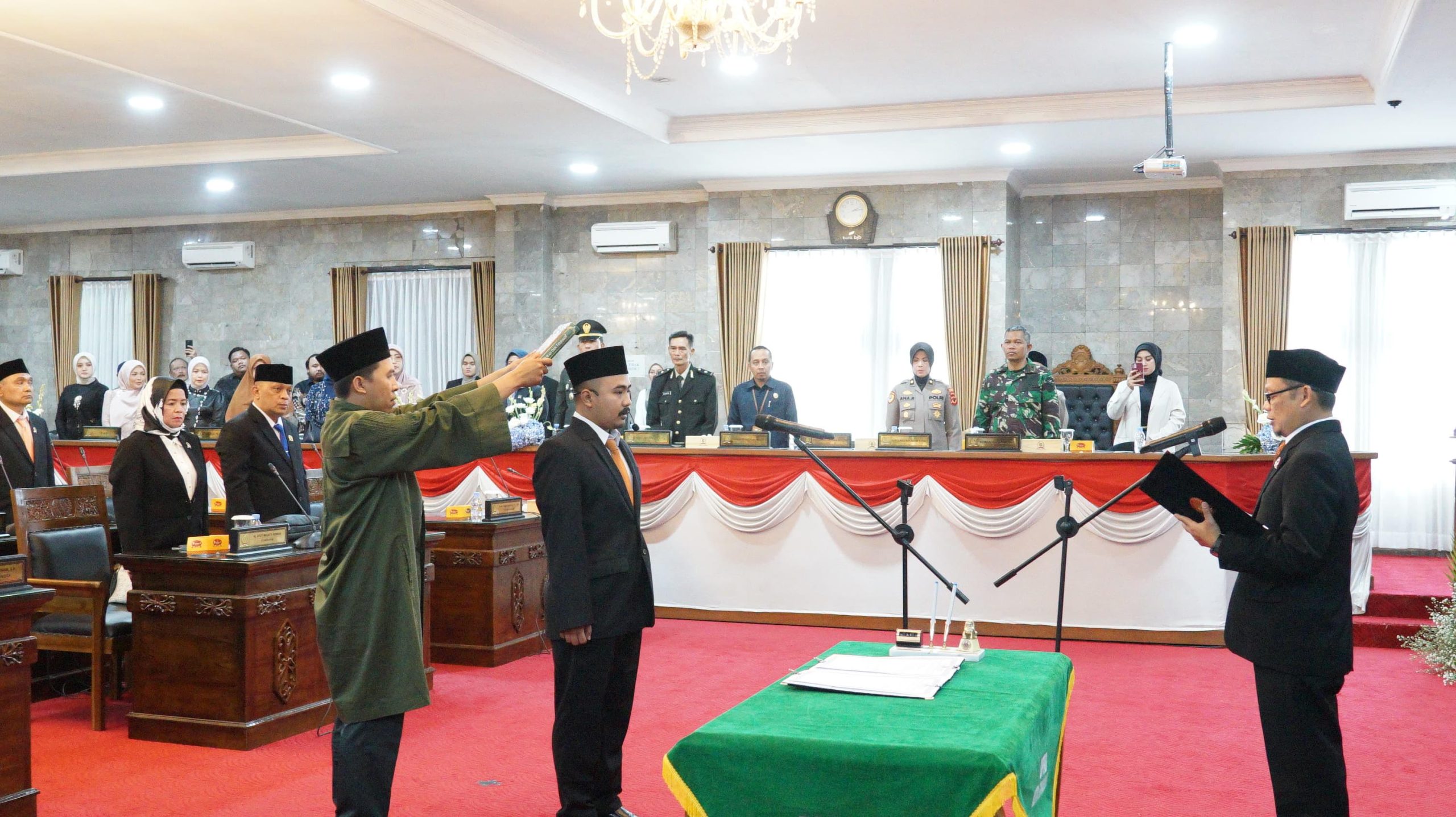 Muhamad Ridho Nuryaman Resmi Gantikan Bayu Waluya di DPRD Kota Sukabumi