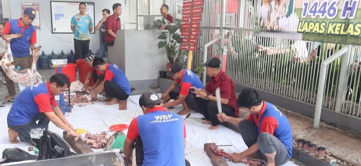 Peringati Idul Adha 2025, Lapas Kelas IIB Sukabumi Salurkan Daging Kurban ke Warga dan Masyarakat