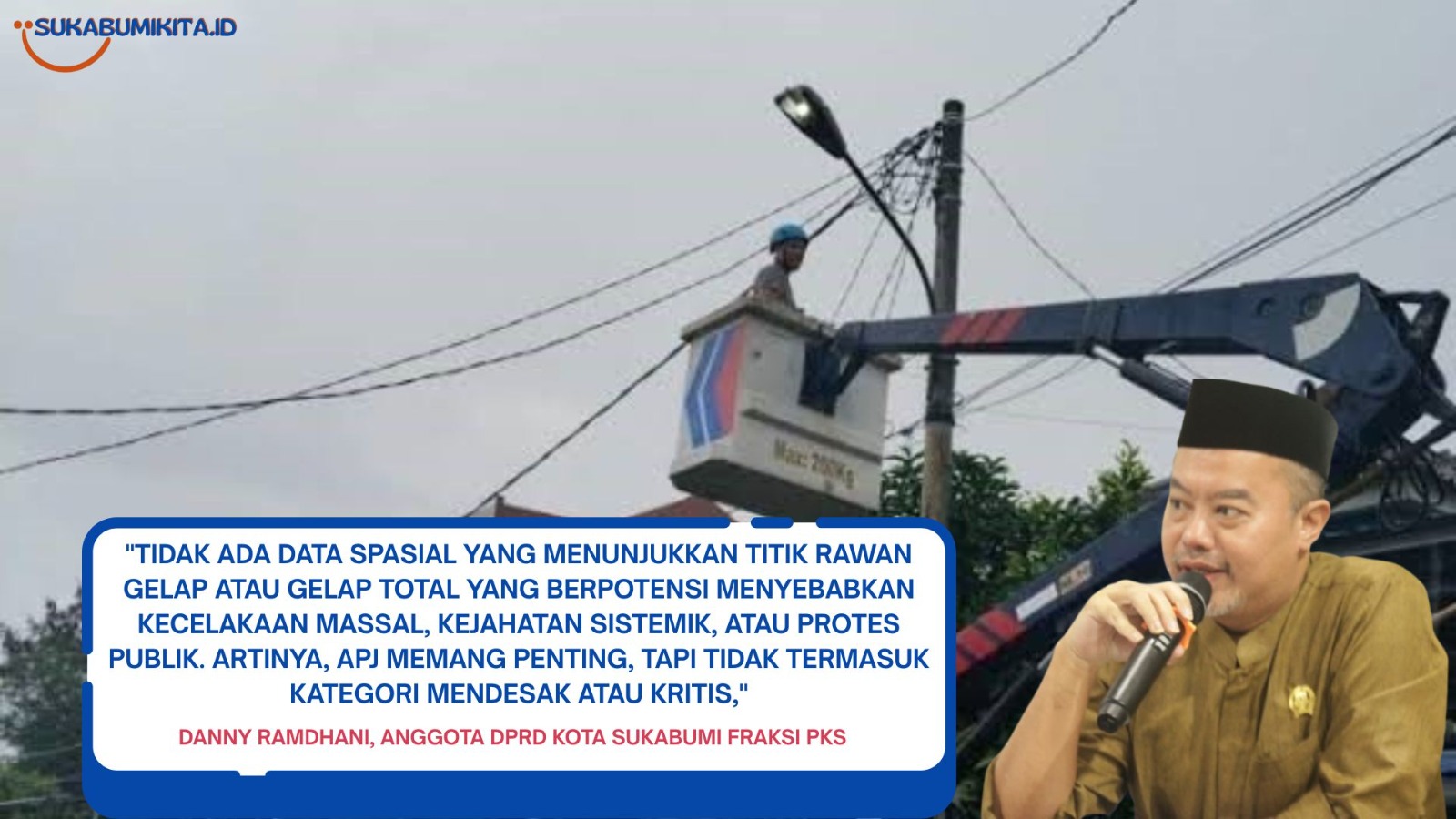 DPRD Kota Sukabumi Nilai Proyek PJU Bukan Prioritas Pembangunan