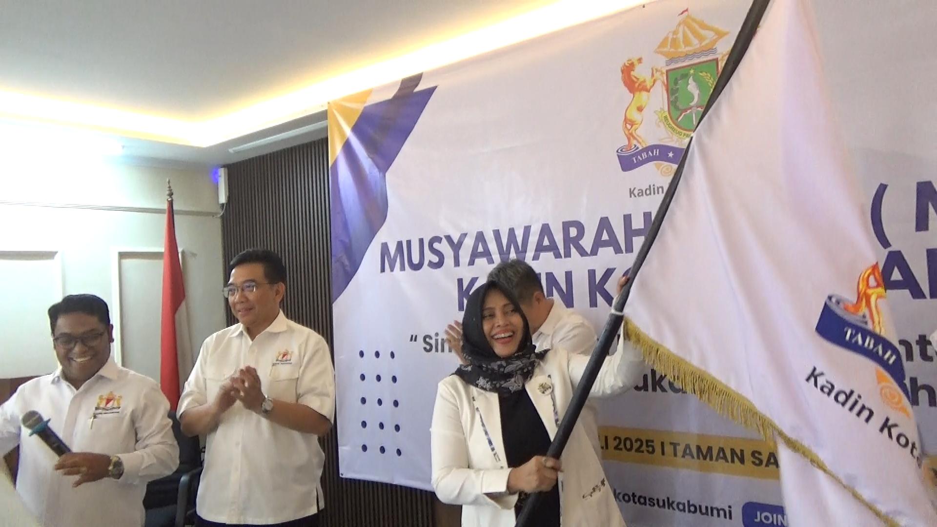 Sah, Fetty Mulya Nahkodai Kadin Kota Sukabumi Periode 2025-2030