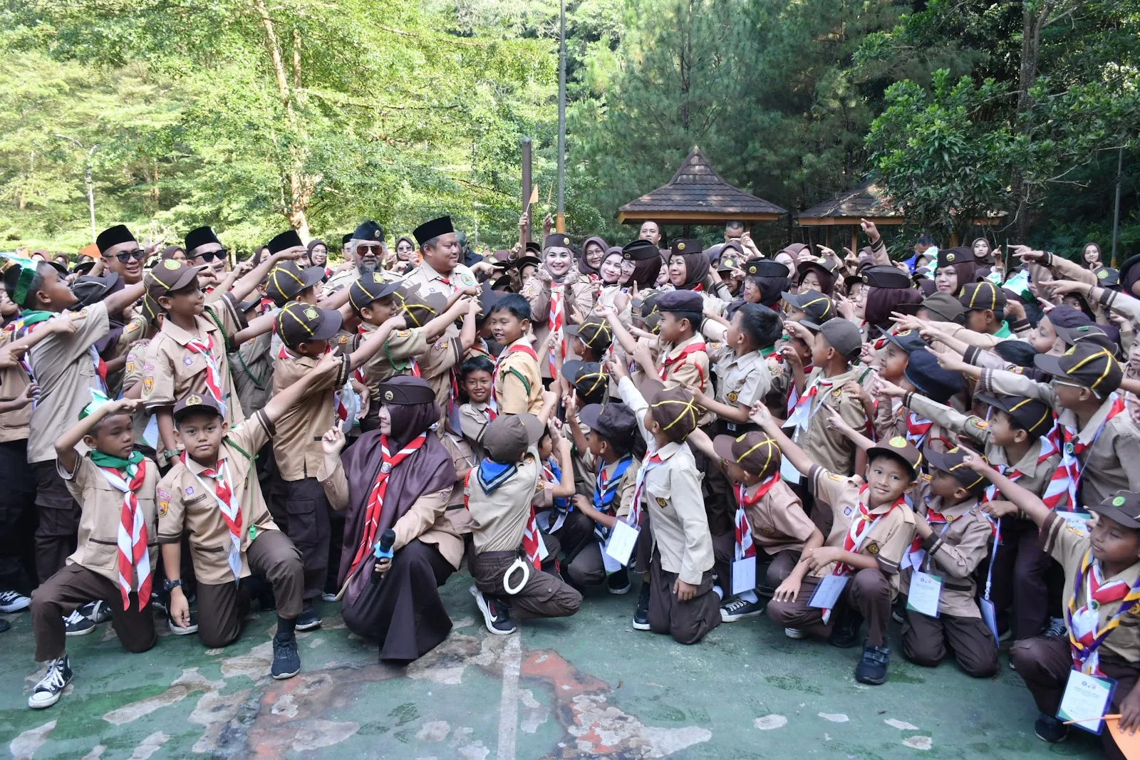 Persari dan Dianpinrung Resmi Dibuka, Pramuka Siaga Kota Sukabumi Tunjukkan Semangat Kebersamaan