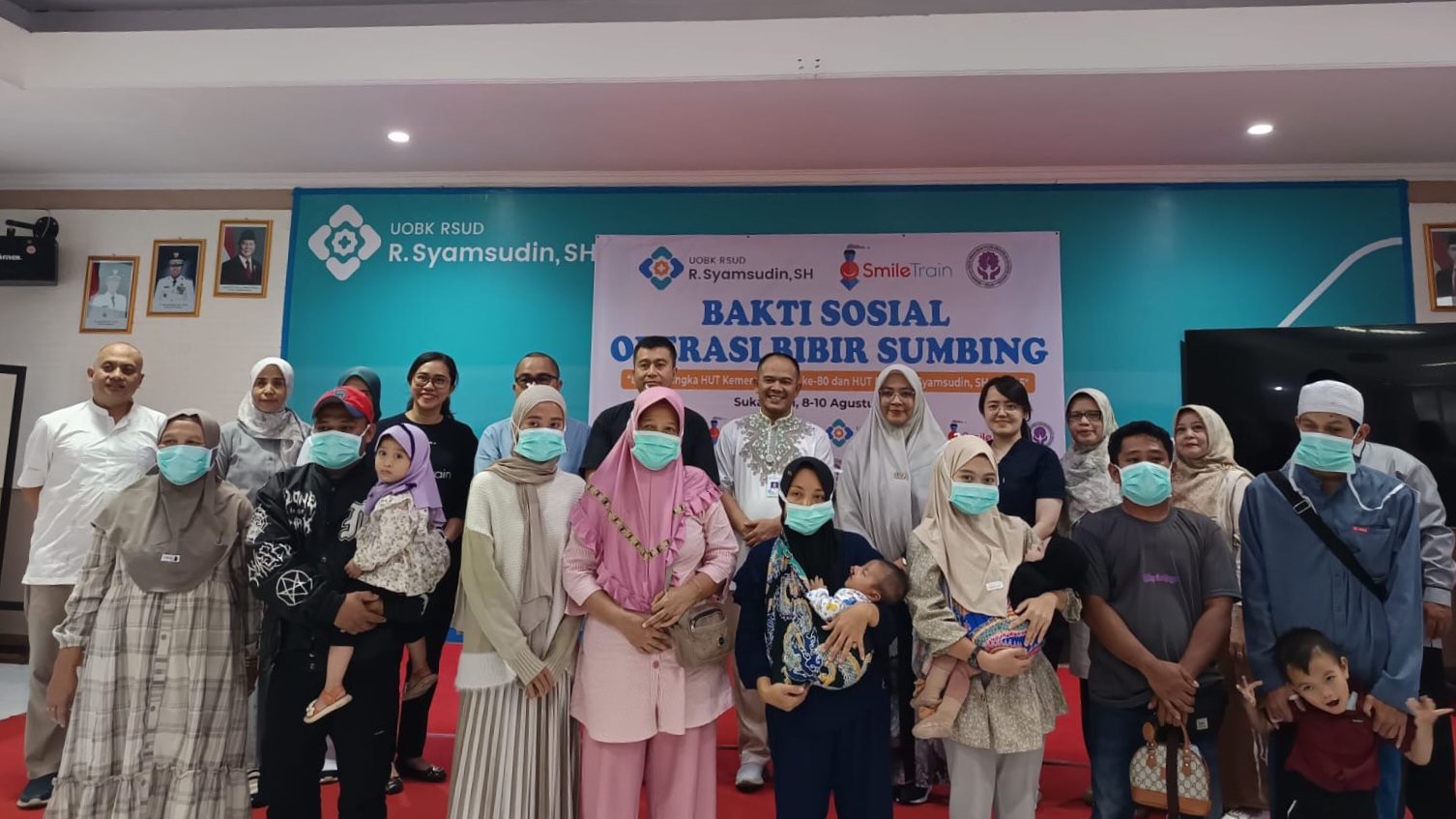 RSUD R Syamsudin SH Gelar Operasi Bibir Sumbing Gratis, 16 Pasien Dapat Manfaat