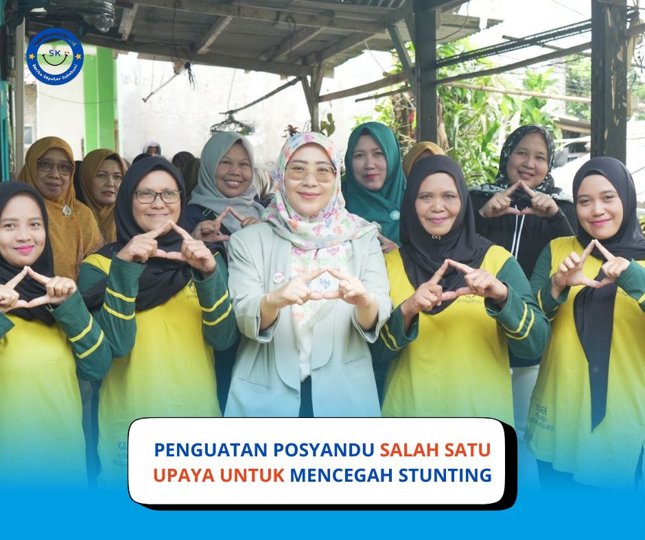 Ketua TP-PKK Sukabumi Ranty Rachmatilah Tinjau Posyandu di Baros, Tekankan Peran Strategis SPM Kesehatan