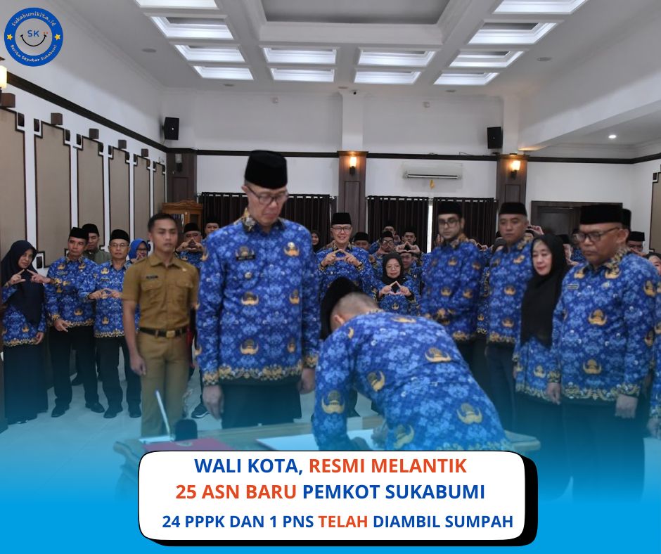 Perkuat Birokrasi, Pemerintah Kota Sukabumi Tambah 25 ASN Baru